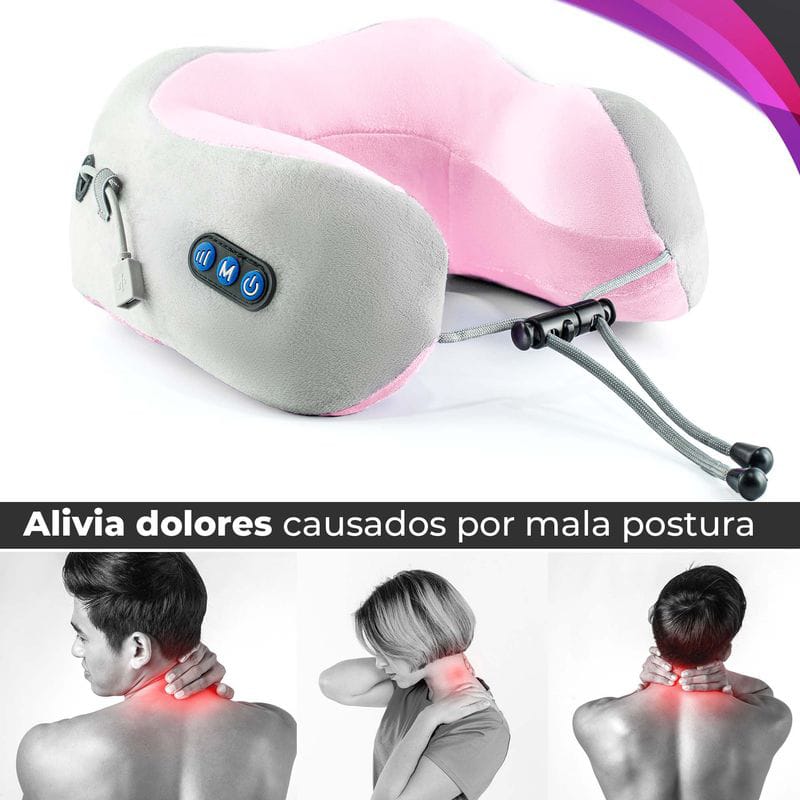 Almohada cervical con masajeador