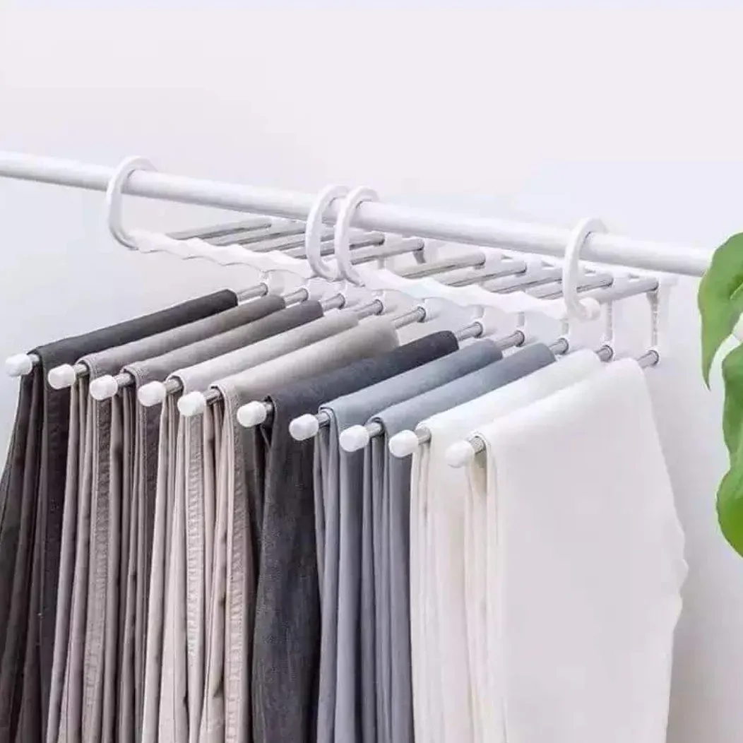 Percha para muchos pantalones