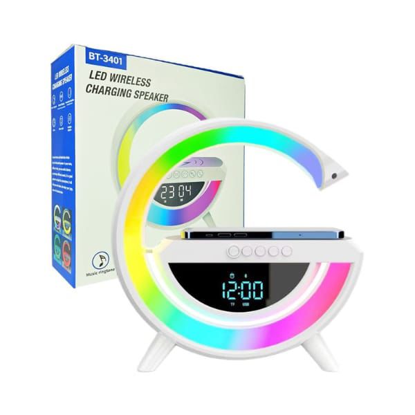 Parlante Bluetooth cargador inalambrico