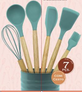 KIT DE SILICONA 7 PIEZAS SURTIDO